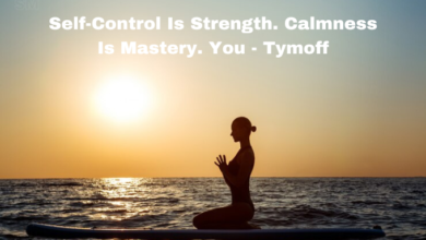 self-control is strength. Calmness is mastery. you - tymoff